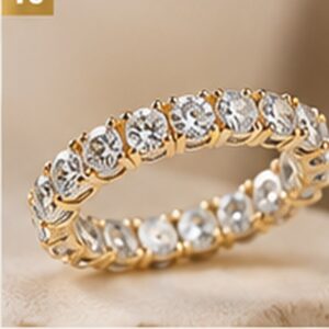 10 eternity band ring