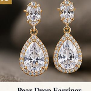 13 pear drop earrings
