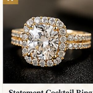 Home 17 statement cocktail ring